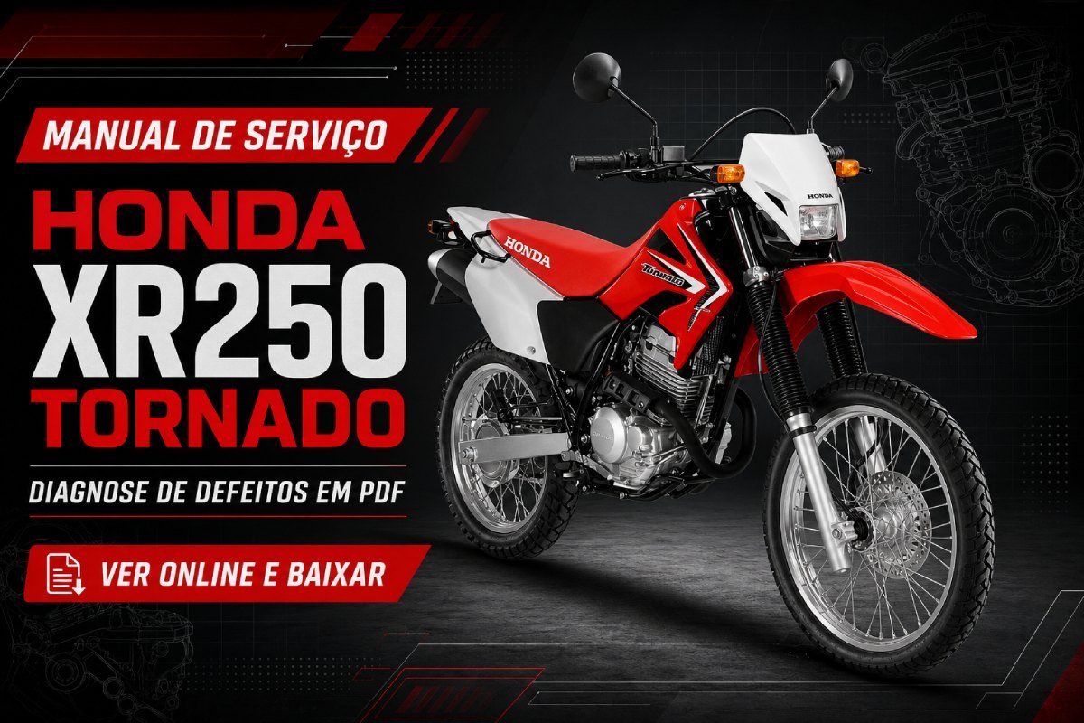 Manual de serviço Honda XR250 Tornado diagnose de defeitos PDF