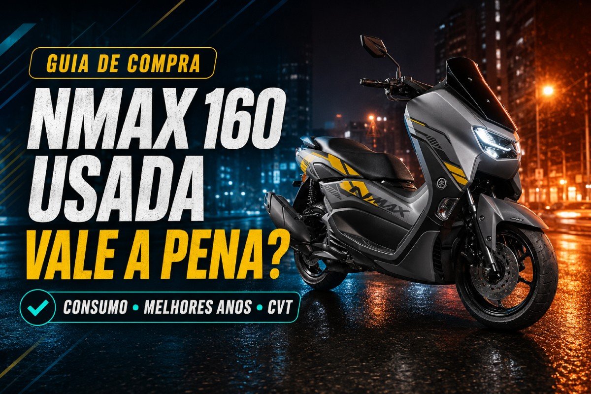 Yamaha NMAX 160 usada vale a pena em 2026