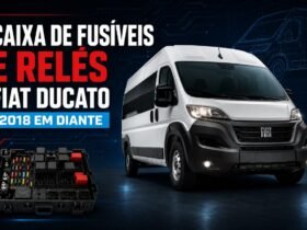 Caixa de fusíveis e relés da Fiat Ducato 2018 em diante