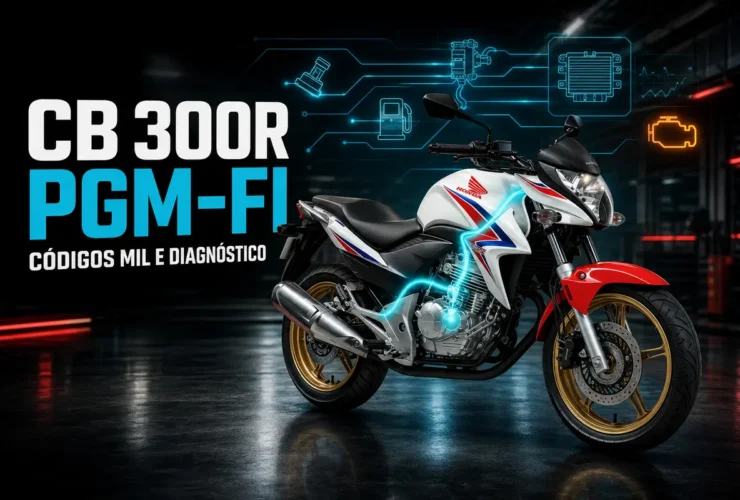 PGM-FI Honda CB300R: Códigos MIL e Manual PDF