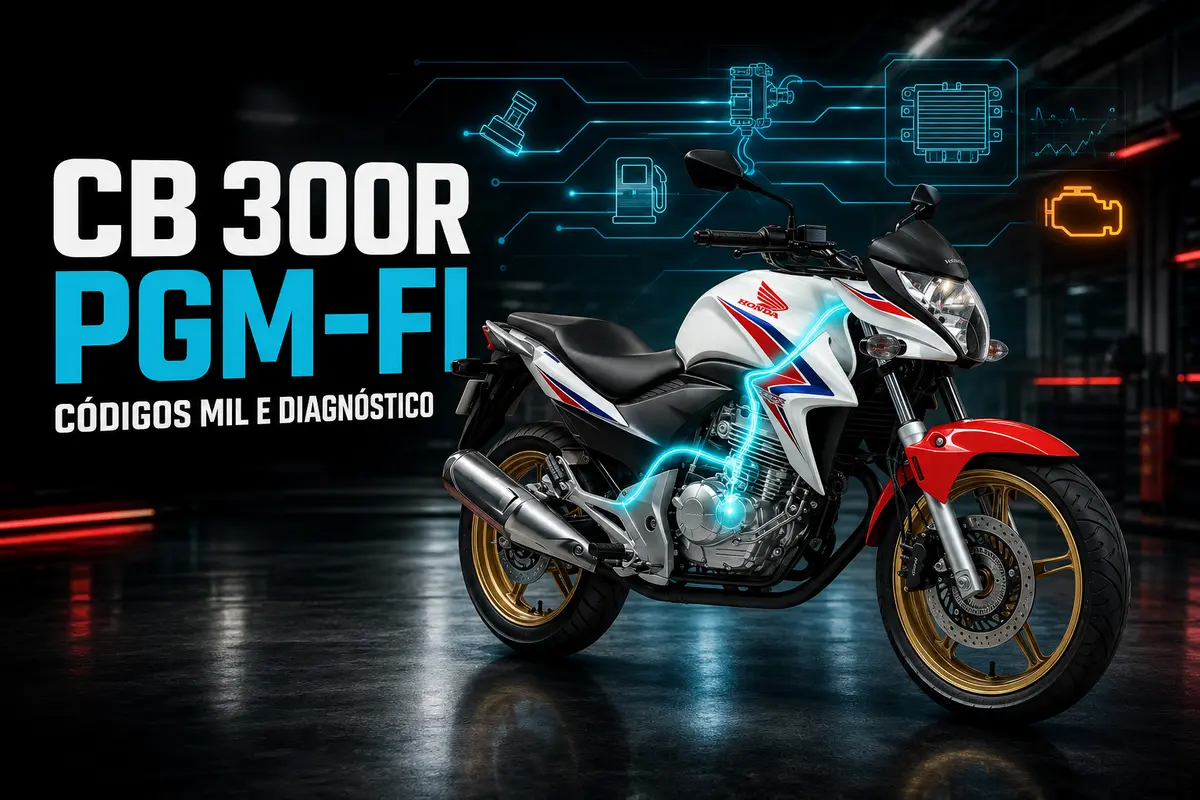 PGM-FI Honda CB300R: Códigos MIL e Manual PDF