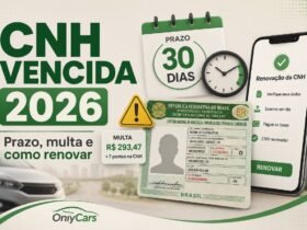 CNH vencida 2026: prazo, multa e como renovar