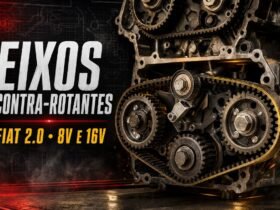 Correia dos eixos contra-rotantes dos motores Fiat 2.0 8V e 16V