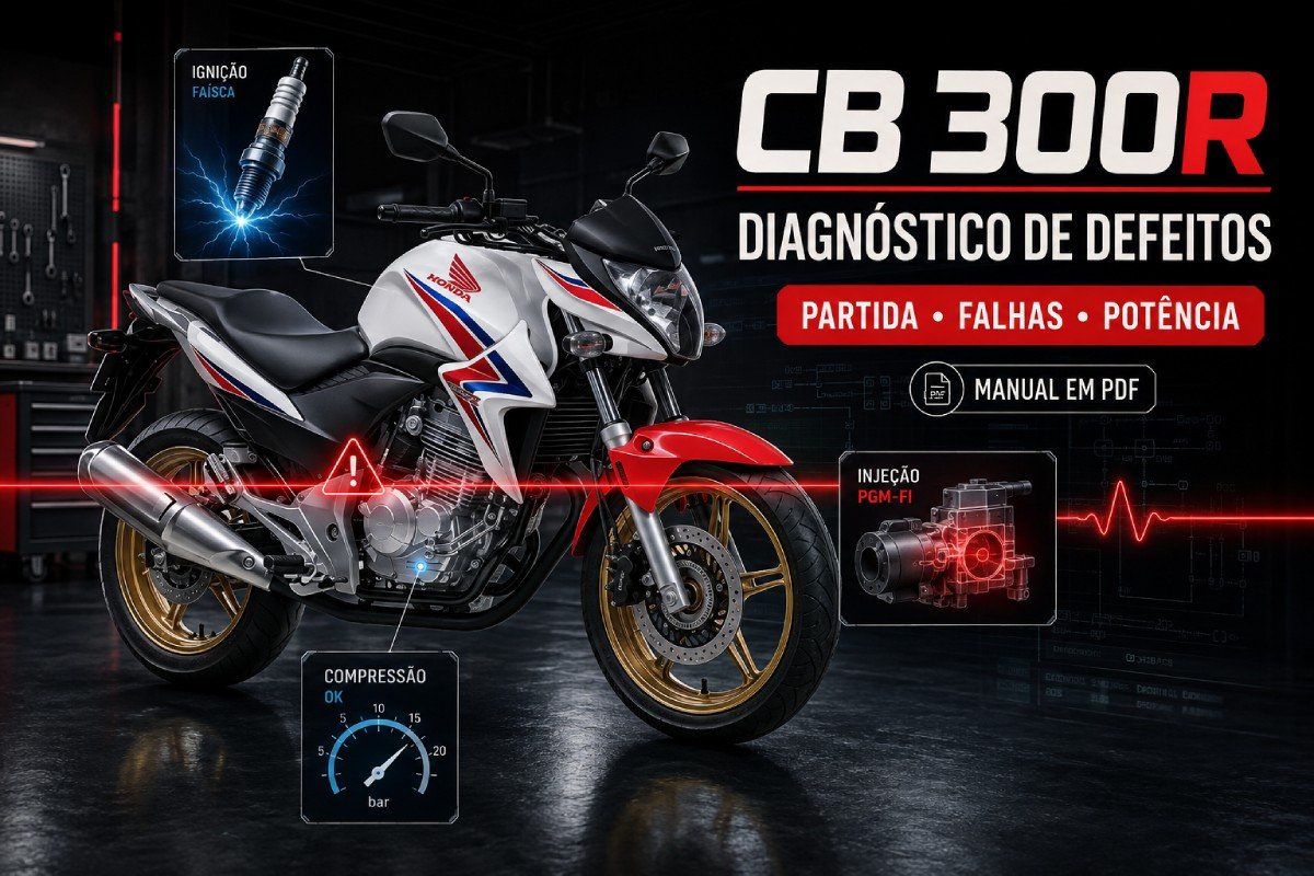 Manual de Serviço Honda CB300R – Diagnóstico de Defeitos