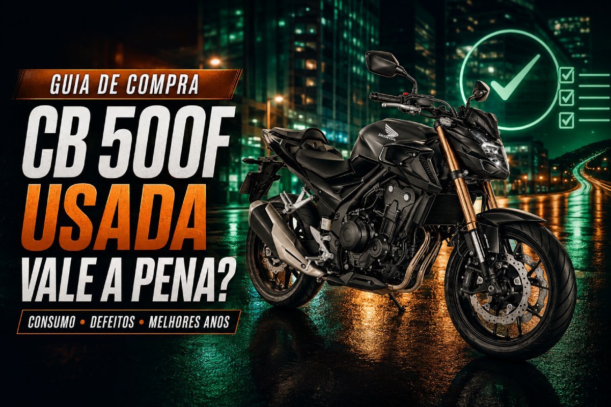Honda CB 500F usada vale a pena? Guia com consumo, defeitos e melhores anos