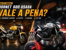 Honda Hornet 600 usada carburada e injetada em guia de compra com defeitos, consumo e FIPE 2026