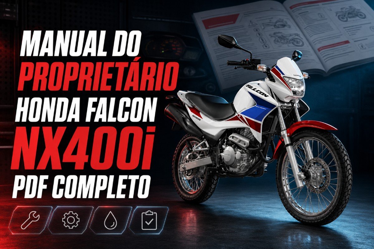 Manual do proprietário da Honda NX400i Falcon injetada em PDF