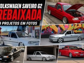 Coletânea de Volkswagen Saveiro G2 rebaixadas em diferentes cores e estilos