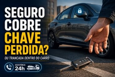 Seguro cobre chave perdida ou trancada dentro do carro