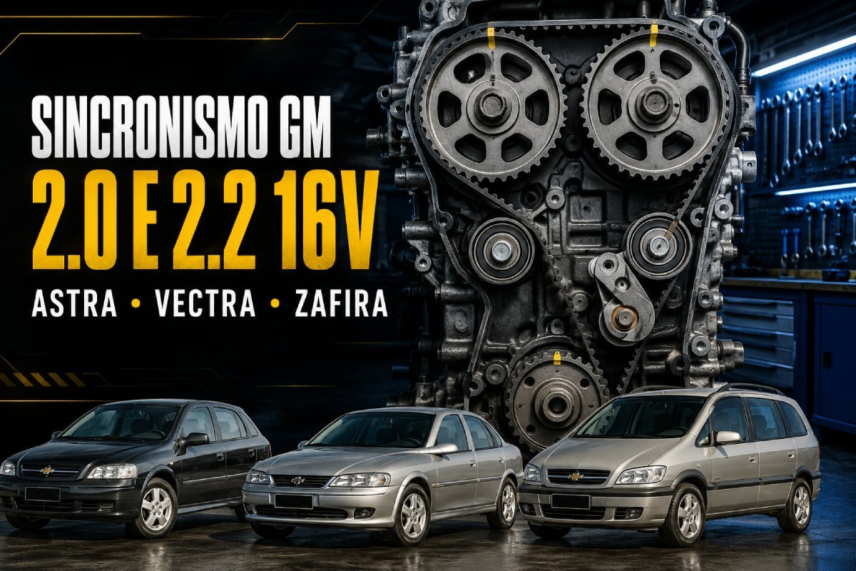 Sincronismo e ponto dos motores GM 2.0 e 2.2 16V de Astra, Vectra e Zafira