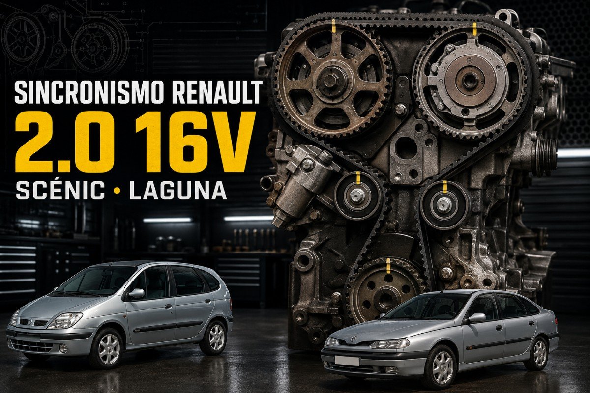 Sincronismo e ponto do motor Renault 2.0 16V do Scénic e Laguna