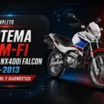 Sistema PGM-FI da Honda NX400i Falcon 2012/2013 com códigos MIL e diagnóstico