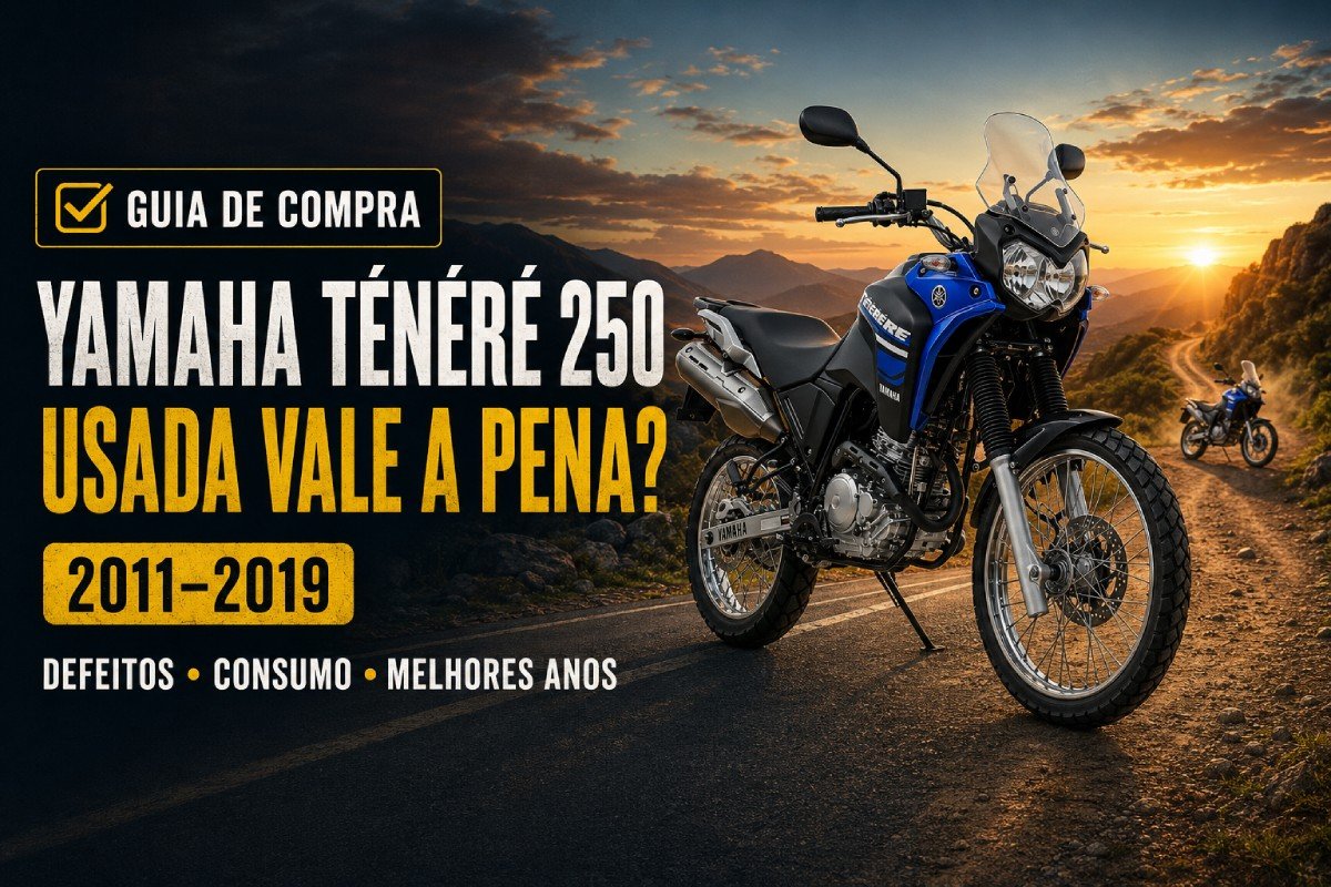 Yamaha Ténéré 250 usada vale a pena? Guia com defeitos, consumo e melhores anos de 2011 a 2019