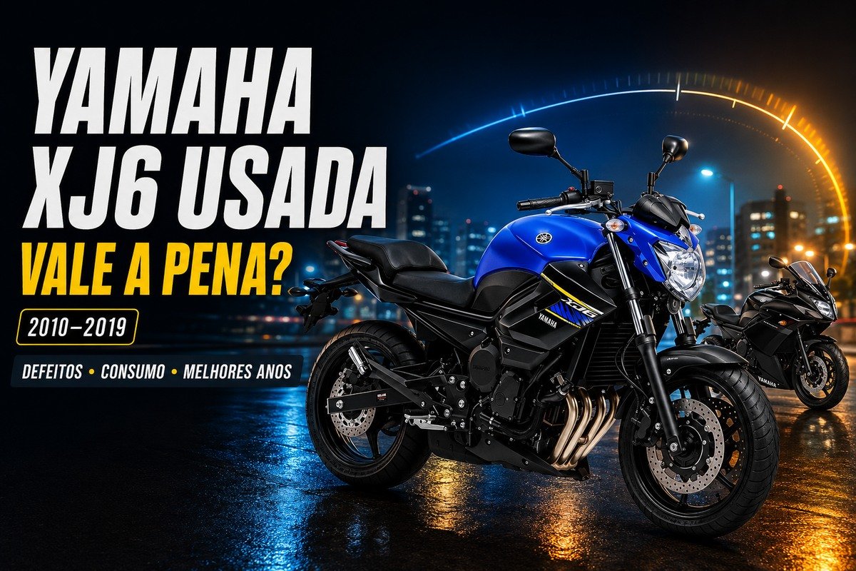 Yamaha XJ6 usada vale a pena? Defeitos, consumo e melhores anos de 2010 a 2019