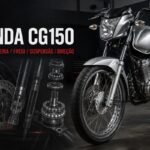 Roda dianteira, freio e suspensão da Honda CG150 Titan