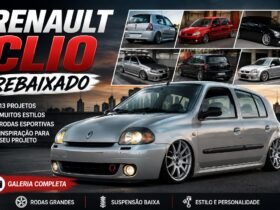Renault Clio rebaixado em coletânea com 13 projetos personalizados
