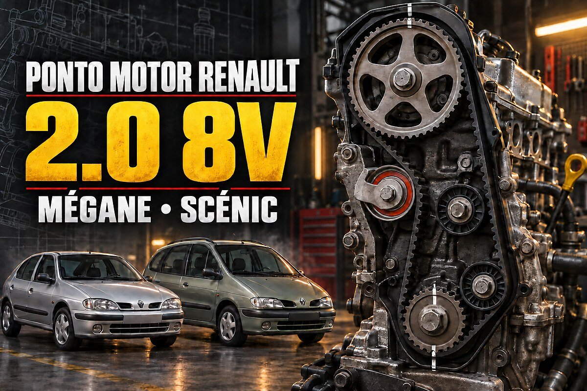 Sincronismo e ponto do motor Renault 2.0 8V do Mégane e Scénic