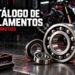 Catálogo de rolamentos para motos com códigos, medidas e aplicações