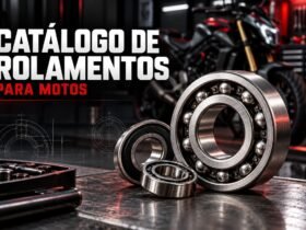 Catálogo de rolamentos para motos com códigos, medidas e aplicações