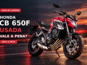 Honda CB 650F usada vermelha no guia de compra dos modelos 2015 a 2019