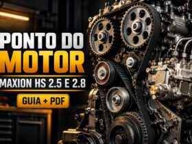 Correia dentada e engrenagens dos motores diesel Maxion HS 2.5 e HS 2.8