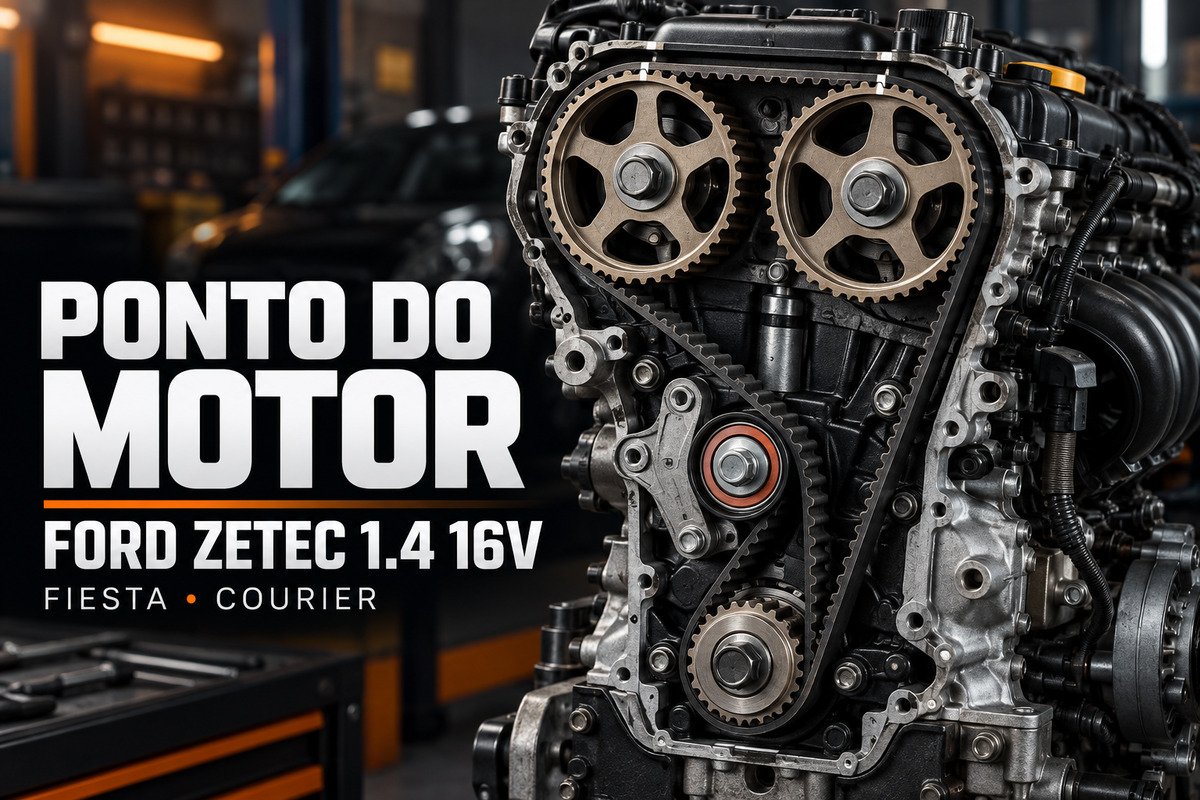 Ponto do motor Ford Zetec 1.4 16V do Fiesta e Courier