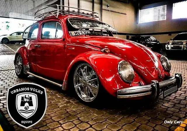 fusca-vermelho-rebaixado