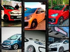 VW Up rebaixado fotos