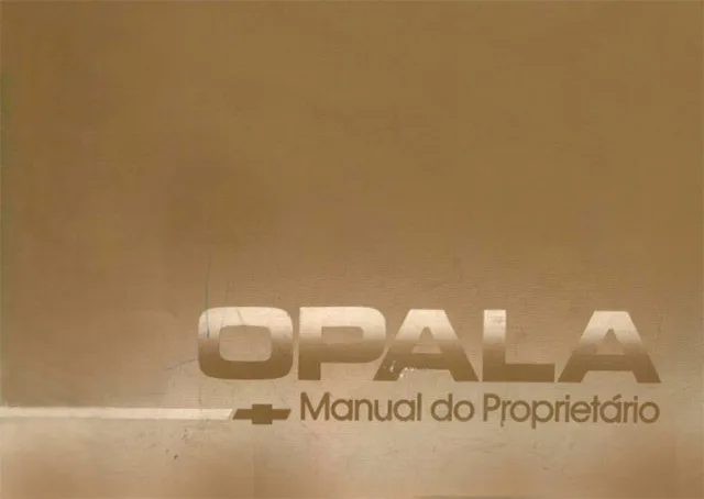 manual-proprietário-Chevrolet-opala-em-pdf