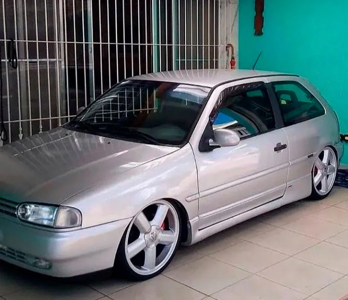 Gol GTI exposição Gol GTI rebaixado em exposição