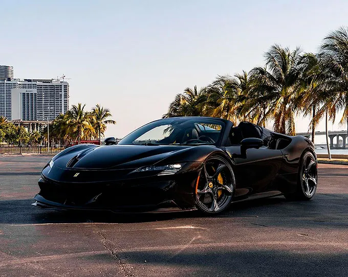 ferrari-sf-90-preta-rebaixada-preta