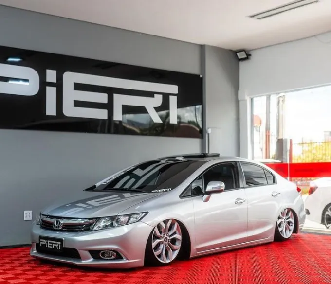 Honda Civic G9 rebaixado preto