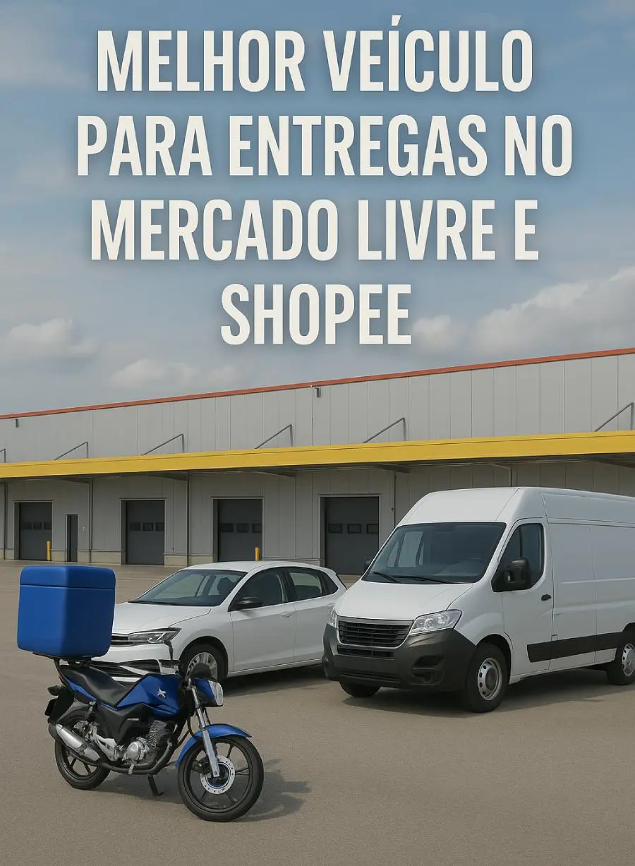 Melhor veículo para entregas no Mercado Livre e Shopee em 2025 Melhor veículo para entregas no Mercado Livre e Shopee em 2025
