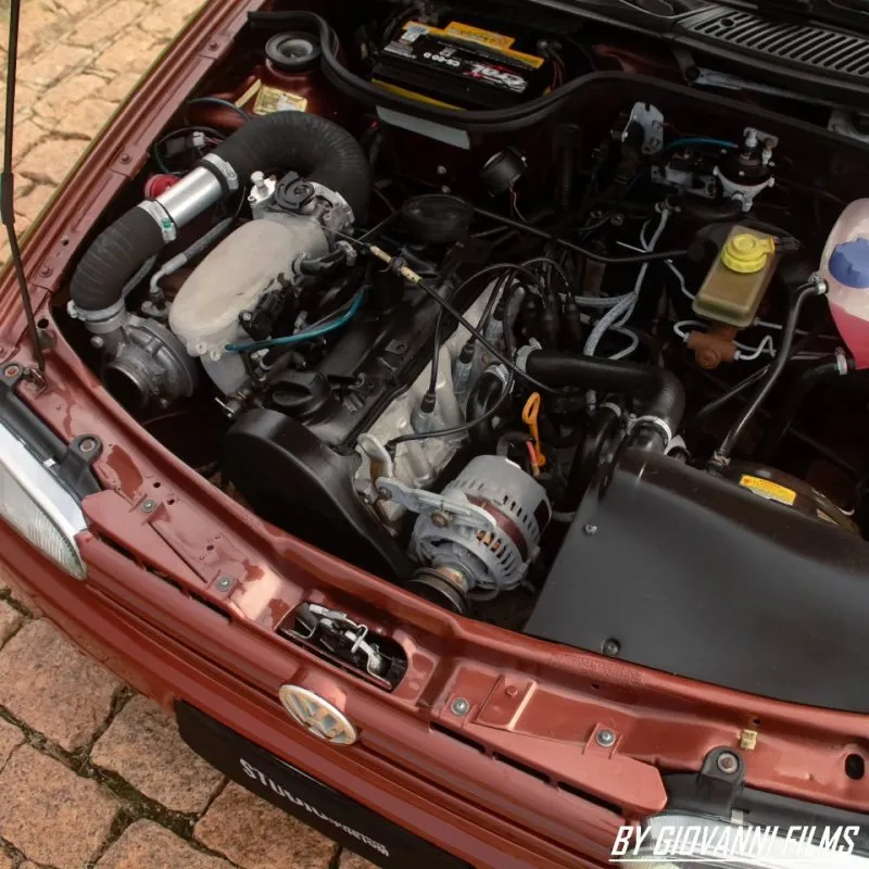 Motor preparado com turbo da Saveiro Motor turbo preparado da Saveiro Bola G2