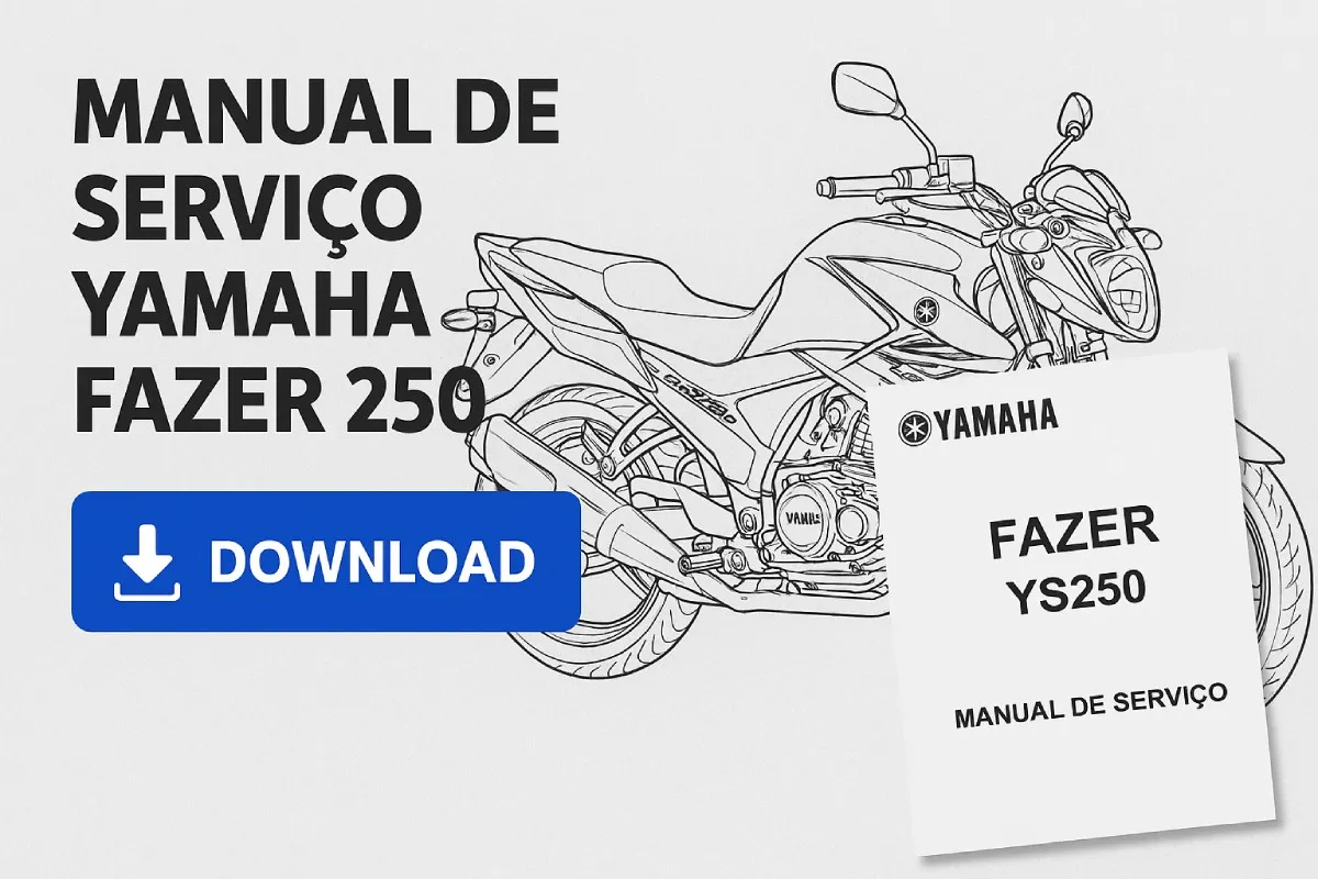 Manual de serviço Yamaha Fazer 250 em PDF para download