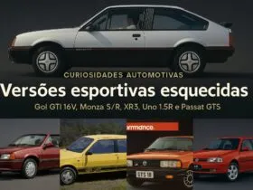 Capa do post Versões esportivas esquecidas parte 1 com Gol GTI 16V, Monza S/R, Escort XR3 conversível, Uno 1.5R e Passat GTS Pointer