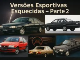 Capa com Kadett GSi Conversível, Tempra Turbo, Santana Executivo, Del Rey Série Ouro e Omega CD 4.1, versões esportivas brasileiras esquecidas