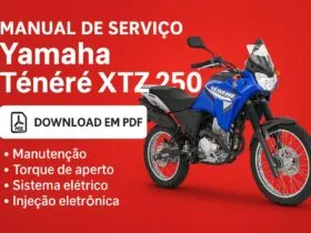 Manual de serviço da Yamaha Ténéré XTZ 250 em PDF para download