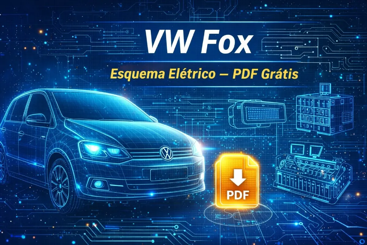 Esquema Elétrico VW Fox (PDF Grátis) – Fusíveis, Relés e Pinagem ECU