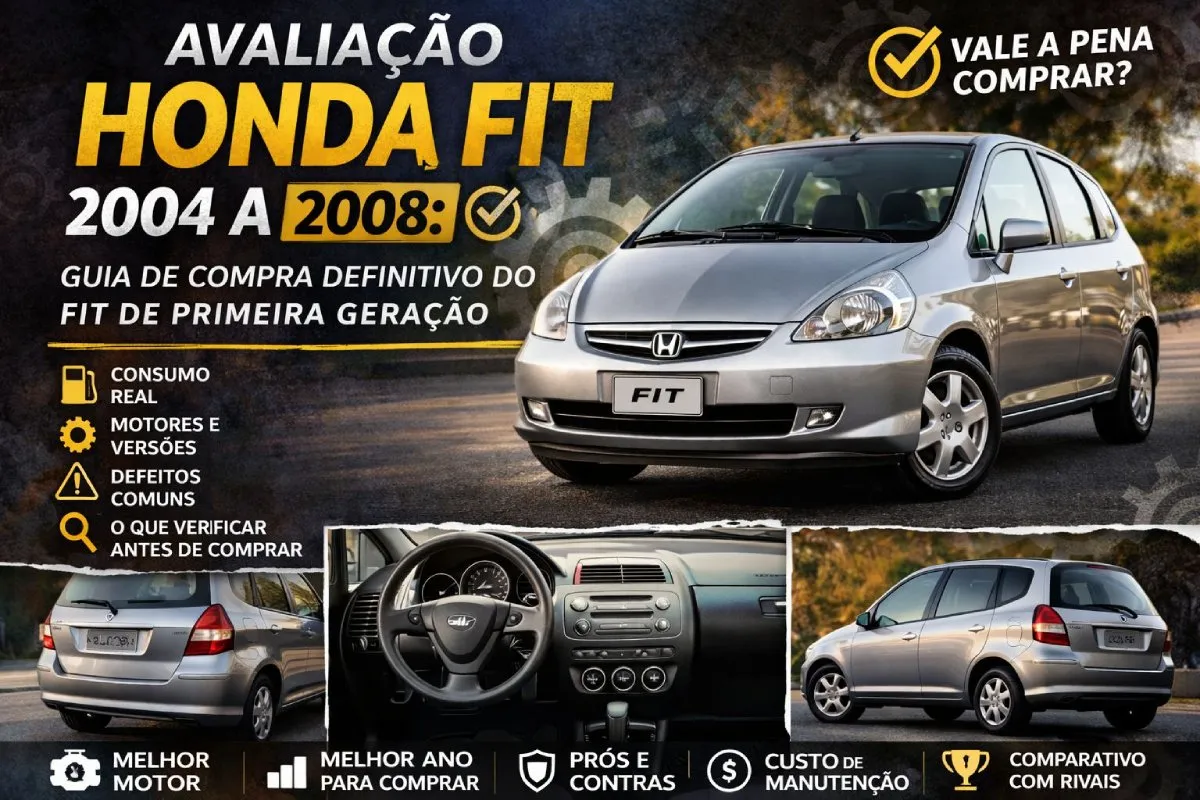 Avaliação Honda Fit 2004 a 2008: vale a pena comprar?