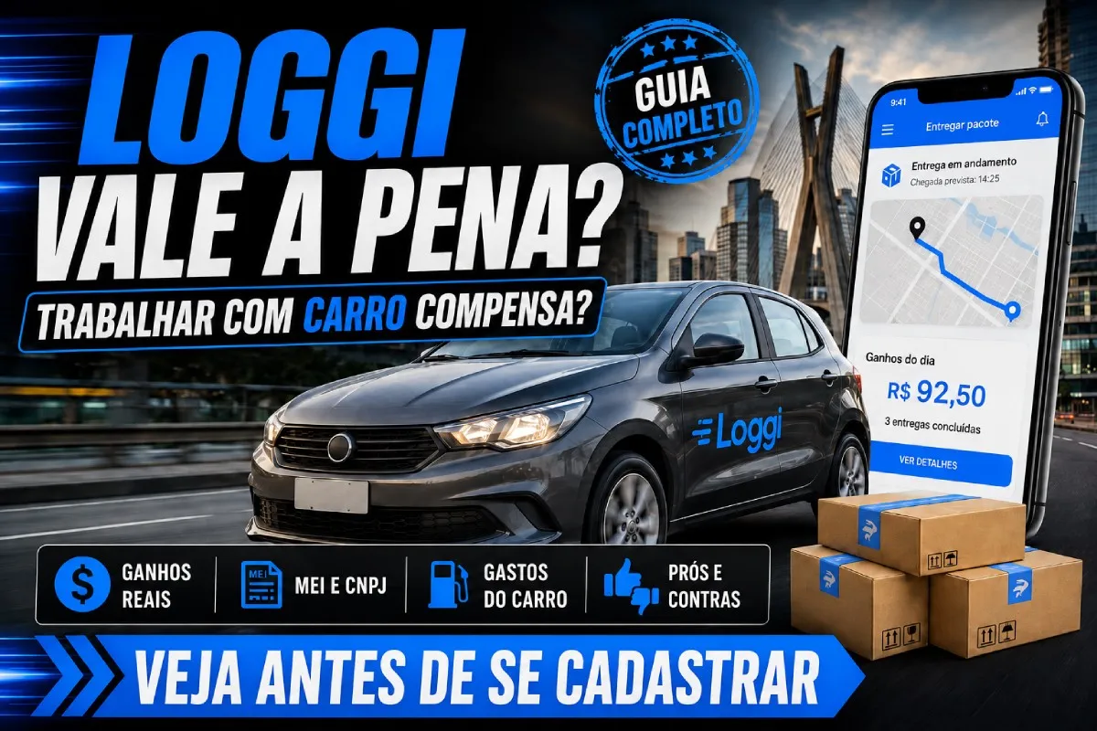 Loggi Vale a Pena? Requisitos, Ganhos e Cuidados Para Trabalhar com Carro