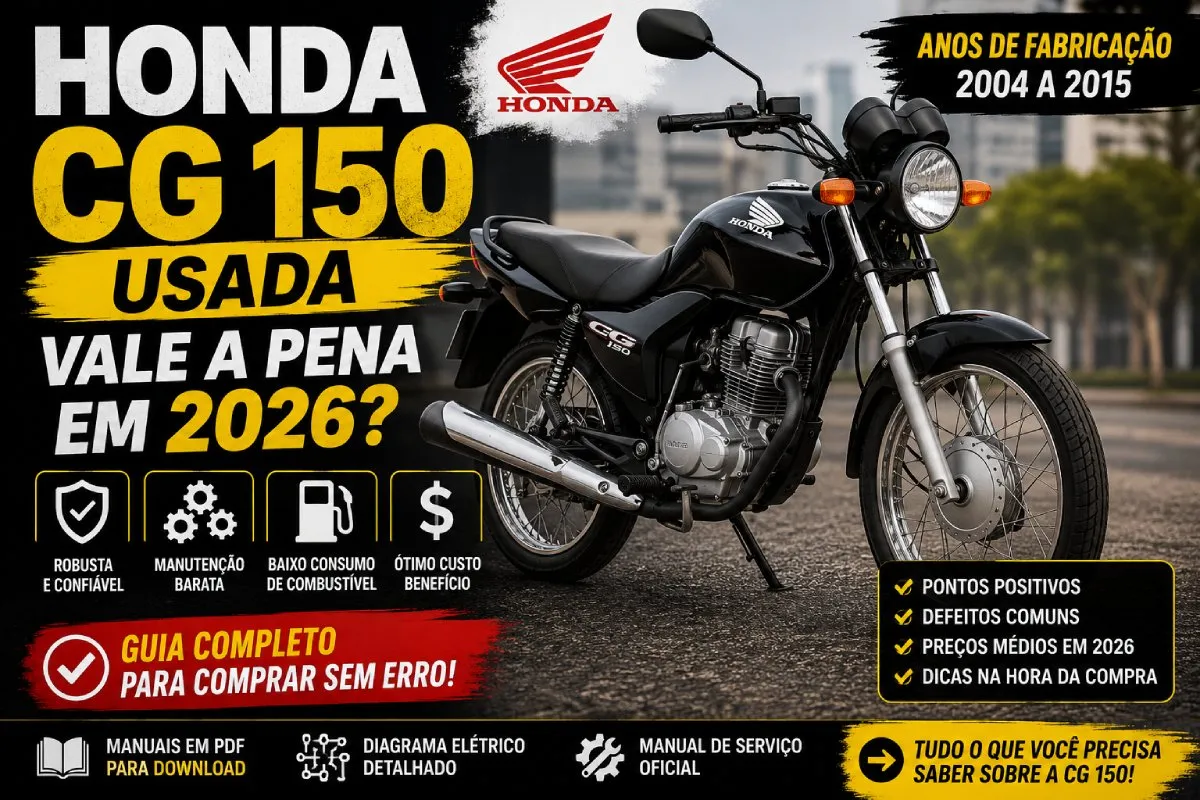 Honda CG 150 usada vale a pena em 2026 guia de compra