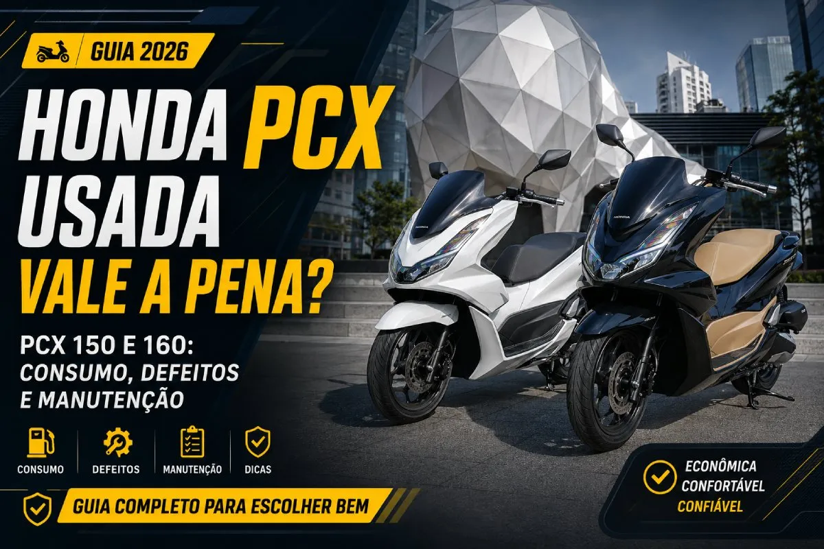 Honda PCX usada vale a pena em 2026 guia de compra da PCX 150 e 160