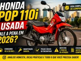 Honda Pop 110i usada vale a pena em 2026 guia de compra