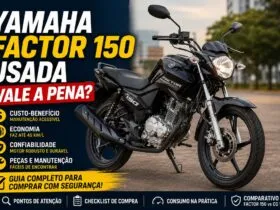 Yamaha Factor 150 usada vale a pena como moto econômica para cidade e trabalho