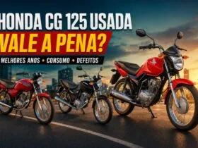 Honda CG 125 usada vale a pena com diferentes gerações da moto