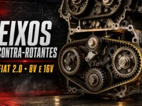 Correia dos eixos contra-rotantes dos motores Fiat 2.0 8V e 16V