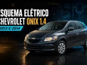 Esquema elétrico Chevrolet Onix 1.4 Econoflex 2013 e 2014