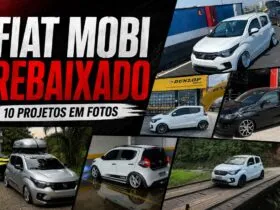 Fiat Mobi rebaixado em coletânea com 10 projetos modificados