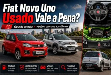 Fiat Novo Uno usado 2011 a 2021 nas versões convencional e Way
